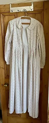 Vintage Laura Ashley Maxi Dressing Gown Very Bridgerton! • £50