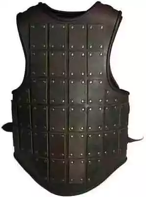 Medieval Brown Heavy Leather Mercenarie  Viking SCA Renaissance • £169.99