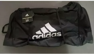 ADIDAS Defender IV LARGE Duffel Bag - Black-White NEW!!! • $65