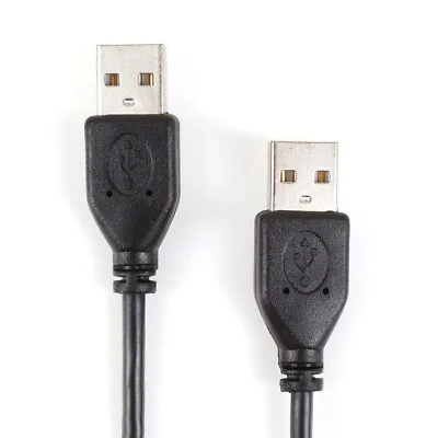 £3.92 • Buy 1 METRE DOUBLE ENDED USB CABLE Male To Male Type A Shielded Long Wire Lead Cord