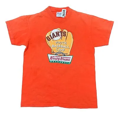 Youth Kids Signed SF MLB Giants Youth Baseball Camp Krispy Kreme Shirt Top 3656 • $4.99