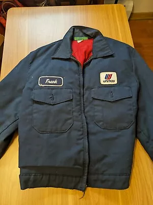 United Airlines Mechanic Jacket Vintage Medium  • $35