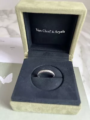 Van Cleef & Arpels Romance 2.1 Platinum Diamond Band • $3900