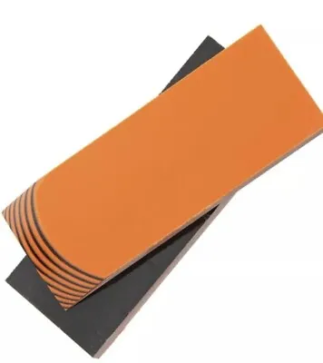 G10 Knife Handle Scales Material Blanks (2 Pack) Grips Orange Black Knifemaking  • $11.95