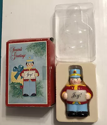 Vintage Jasco Bayberry “Joy”  Drummer Boy Wax Candle • $4