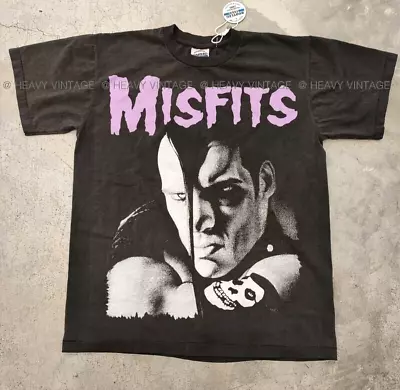 Vintage Misfits T-Shirt / Size: L / Danzig Punk Horror Rock Reprint Faded USA • $75