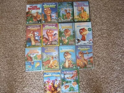 The Land Before Time Complete Collection 1-14 Genuine R2 Dvds All 14 Adventures • £59.99