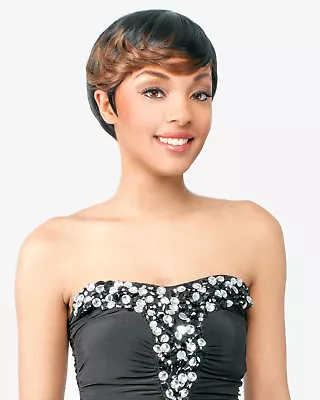 Abelle JARDIN Synthetic Short Straight Bumped Feather Hair Wig • $16.12