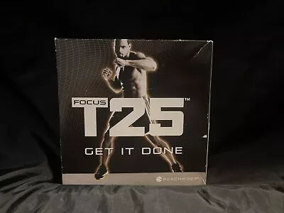 FOCUS T25 Alpha + Beta Get It Done Workout 10 Disc DVD Set Beachbody No Inserts • $15