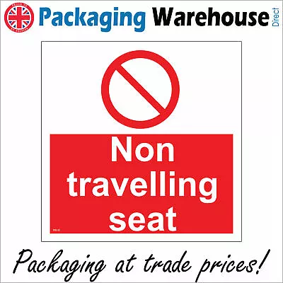 Pr141 Non Travelling Seat Sign Car Plane Booster Child Belt Warehouse Factory • £118.56