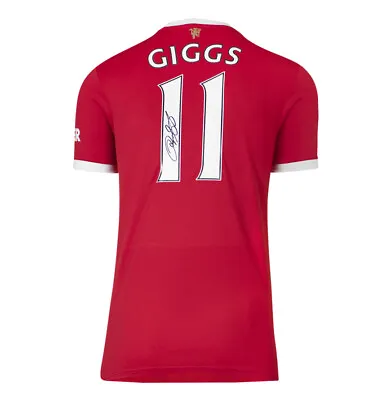 £305.99 • Buy Ryan Giggs Signed Manchester United Shirt - 2021-22, Home, Number 11