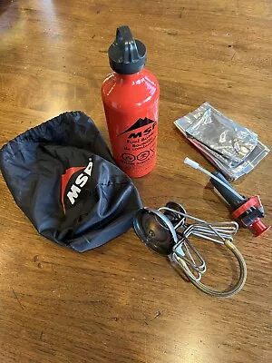 MSR Whisperlite Camping Stove Kit With Empty 20oz Fuel Bottle- Used Once • $75