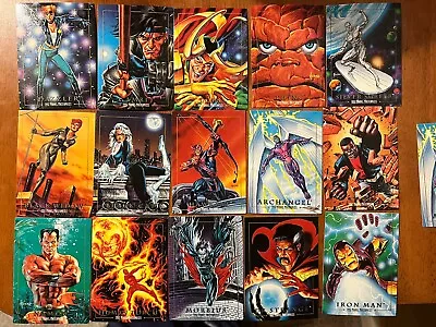 Lot Of 45 Vintage 1992-1993 Marvel Masterpieces Cards 20 From 92 25 From 93 • $25