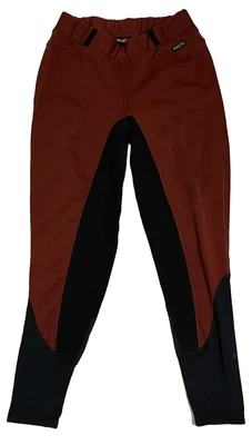 $30 • Buy Kerrits Full Seat Breeches Women’s Large Mahogany Black Grip Equestrian Pants