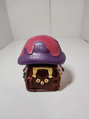 Vintage 1978 Peyo Smurfs Purple/Pink Mushroom House Playset Cottage Smurf • $25.86