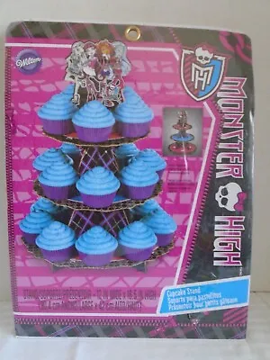 WILTON-3-Tier Cupcake/Treat Stand: Monster High  W5126677 • $19.99