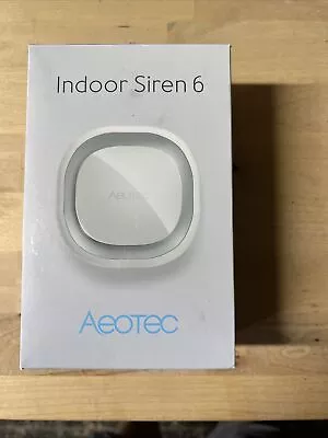 $50 • Buy Aeotec Siren 6, Z-Wave Plus S2 Enabled Zwave Siren Safety Speaker