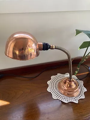 Beautiful Industrial Goose Neck Vintage Desk Lamp • $330