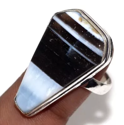 Owhyee Blue Opal Ring| Handmade Jewelry Gemstone Latest Gifts US Size 9 MJ • $2.99