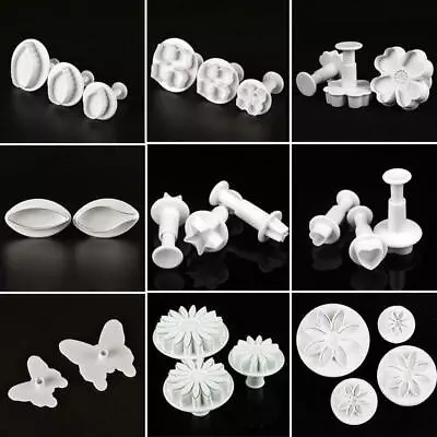 £2.96 • Buy DIY Cookie Fondant Cake Sugarcraft Plunger Icing Cake Decorating Cutter Mold F7