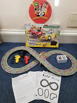 My First Scalextric Looney Tunes Race Set Bugs Bunny Daffy Duck • £60