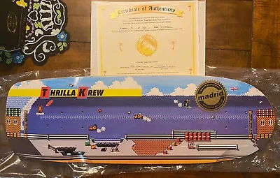 Madrid Thrilla Krew Limited Edition Skateboard Deck Wood Water Rage • $299.99