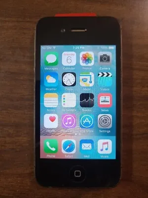 Apple IPhone 4s - 32GB - Black (Unlocked) A1387 (CDMA + GSM) • $60