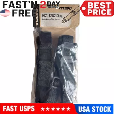 Magpul MAG514 Black Color MS3 Gen 2 Multi-Mission Two Point Sling System USA • $13.79