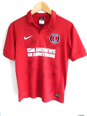 Charlton Athletic.signed Home Shirt.2013/14.nike Dri-fit.12-13 Years.plain Back. • £15