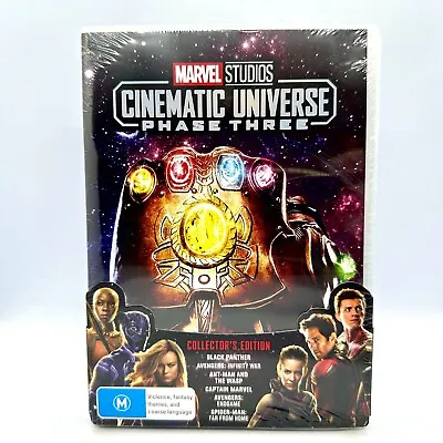 Marvel Cinematic Universe Phase Three Part Two DVD Set Collectors Edition • $14.13