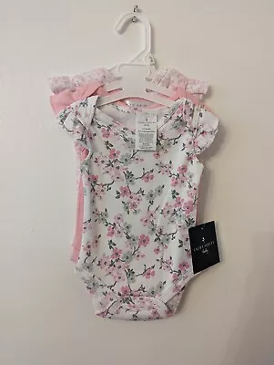 Laura Ashley Bodysuits Baby Vests Babygrow Cotton Soft Girl 6-9 Months  • £6