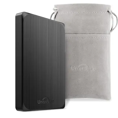 UnionSine External Hard Drive 500GB USB 3.0 MAC PC LAPTOP TV HDD 2.5  - Portable • £18.99