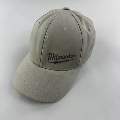 Milwaukee Tools Hat Cap Men L/XL Flexfit Stretch Outdoor Construction Retro Dad • $17.55