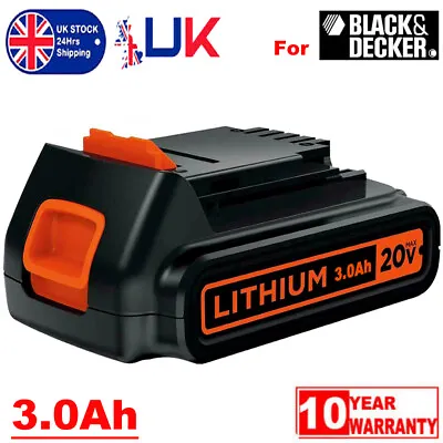 £15.49 • Buy For Black & Decker BL2018 18V Lithium Battery LBXR20 BL1518 LCS1620 LBX20 3.0Ah 