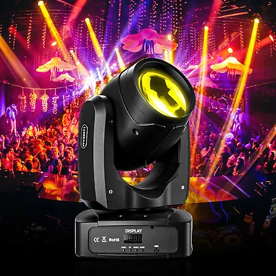 18Prism Gobo Beam Stage 150W LED Moving Head Lights Spot Light DMX DJ Disco New • $149.99