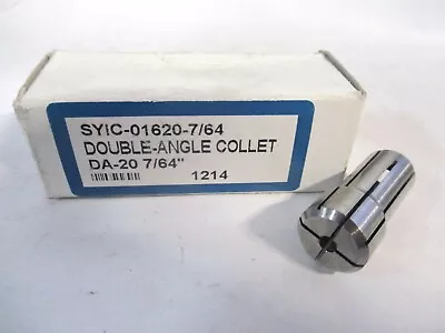 (SYIC-01620-7/64) 7/64  X .1214 DA-20 Double-Angle Collet  • $12.95