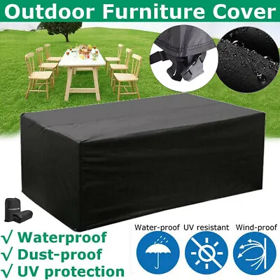 £14.99 • Buy Heavy Duty Waterproof Garden Patio Furniture Cover For Rattan Table Cube Outdoor