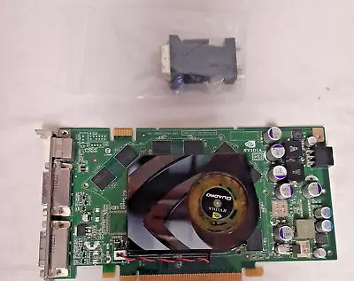 NVIDIA FX-3500 Quadro FX 3500 256MB PCI-E DUAL DVI OUTPUT W / VGA CONVERTER • $11.99