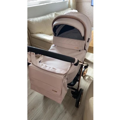 £550 • Buy Bebecar V Pack Travel System Pram Set - Opal Pink & Rose Gold