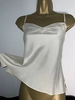 Vtg St Michael Pure Silk Cream Camisole Size 14 • £5.50