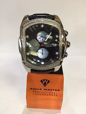 Aqua Master Jojo Lupah St Steel Man Watch 1.50ct Real Diamonds  • $560