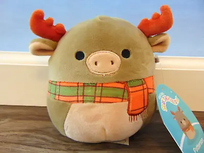 Squishmallow 5  PATTERSON  Moose W/ Scarf  BNWT 2023 NEW Fall Release Plush🌞🌞 • $8.77