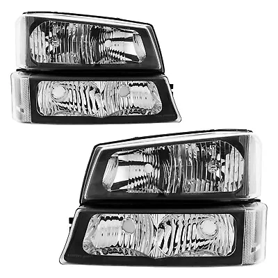 New Headlights Assembly For Chevy 2003-2004 Silverado 2500 / 2003-2006 2500 HD • $70.99