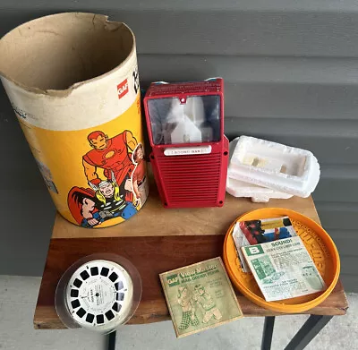 Vintage 1976 GAF TALKING VIEWMASTER Spiderman Gift Pak • $35