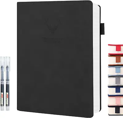 Thick Lined Journal Notebook - 360-Pages B5 Hardcover Executive Notebooks - • $14.52