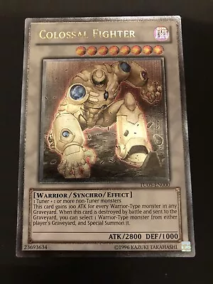 Colossal Fighter TU05-EN000 Ultimate Rare Yugioh NM • £250