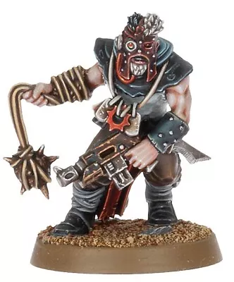 Warhammer 40k CHAOS CULTIST WITH MACE AND PISTOL-  SINGLE MINI New On Sprue • £3