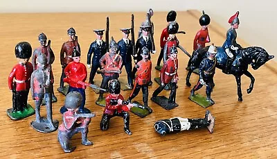 Job Lot Vintage Lead Toy Soldiers. Britains Hill Etc. • £6.99