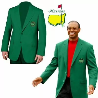 Mens Masters Golf Club Tournament Green Blazer Coat Jacket-Tiger Woods Golf Coat • $105