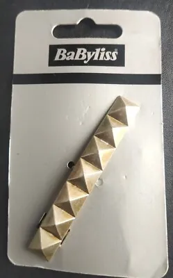 BaByliss Vintage Style Golden Shaed Barrette Single Hair Clip • £3.99